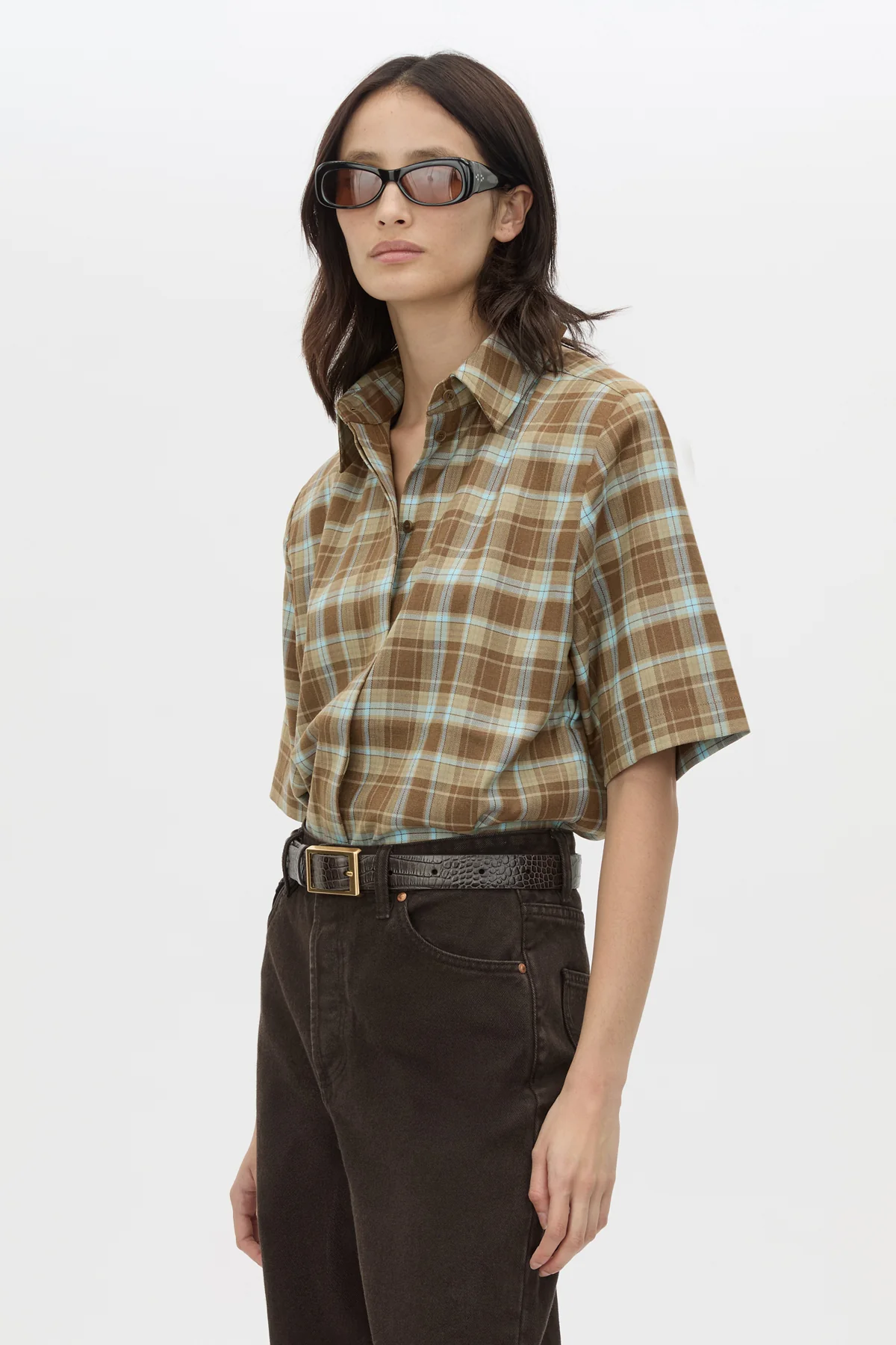 Arian Short Sleeve Check Shirt - Image 2