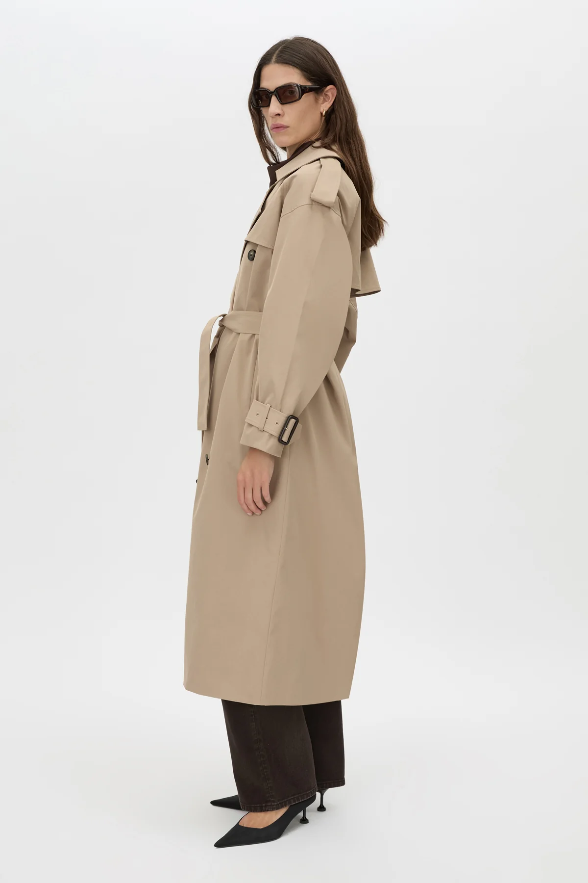 Evans Classic Trench Coat - Image 5