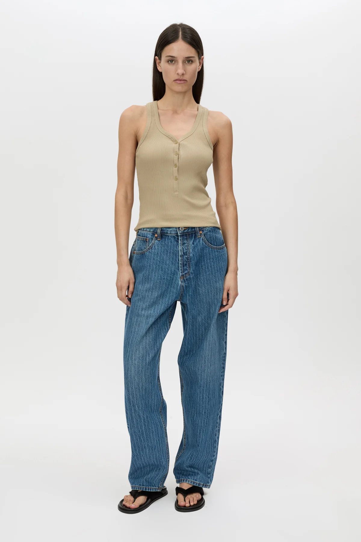Nora Button Down Tank