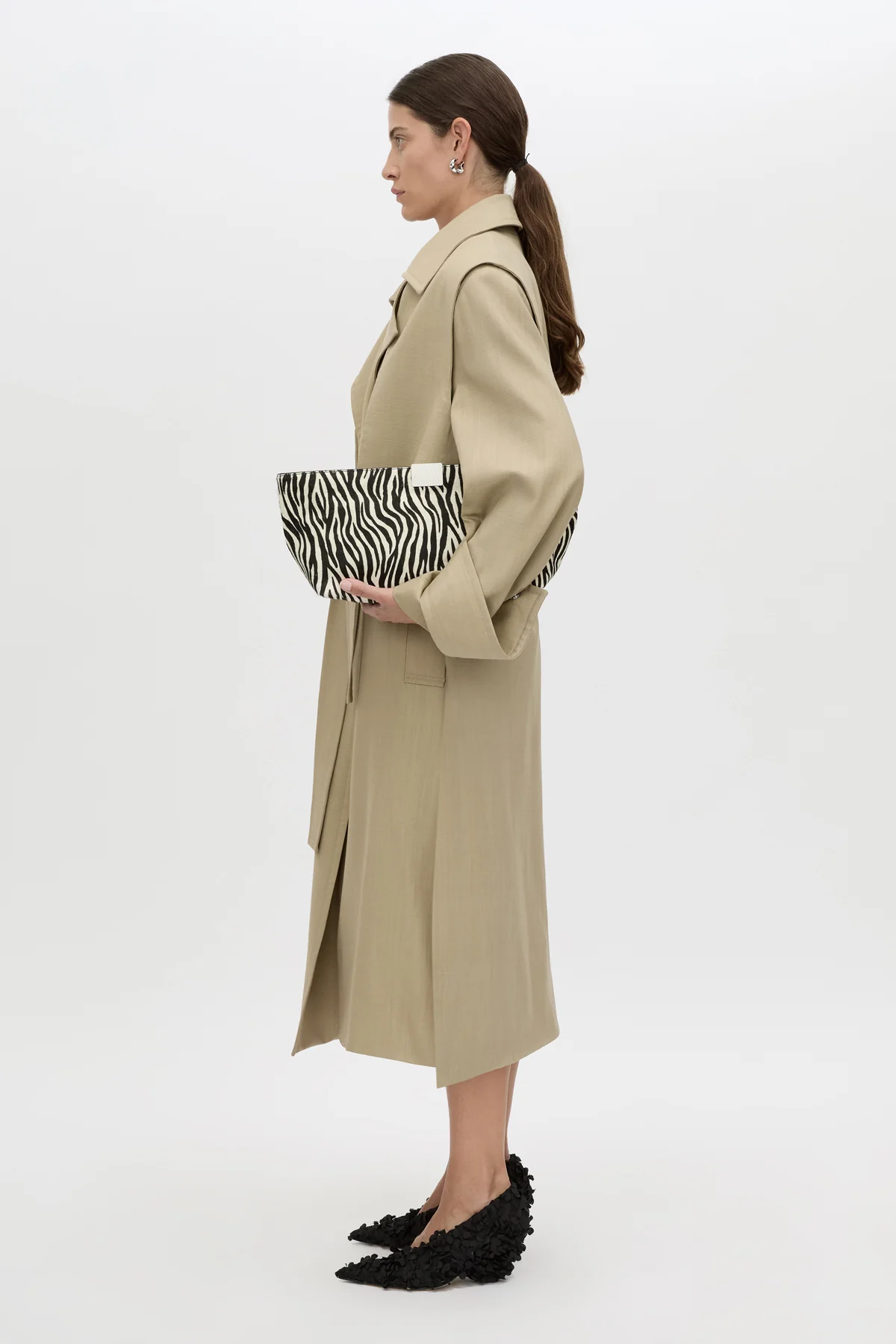 Poppy Zebra Clutch - Image 6